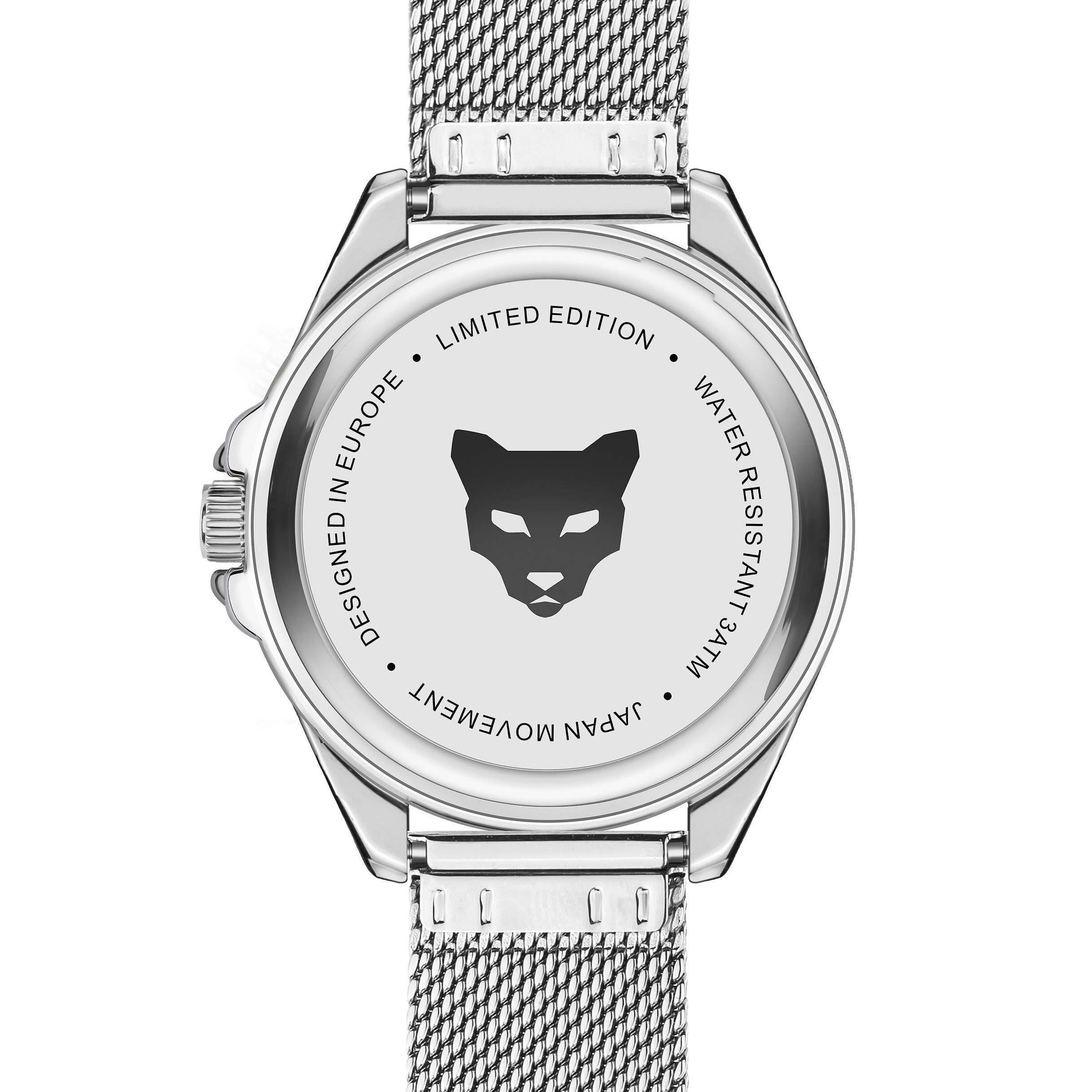 MARC LAUDER Quarzuhr MF4-B010S Seville Silver Mesh