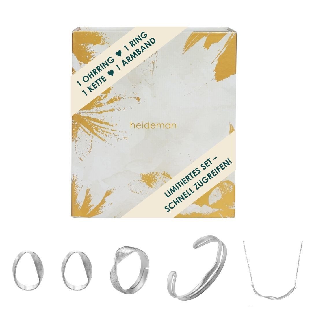 Heideman Адвент-календарь украшений Heideman Schmuck Geschenkbox – Fineline (25-tlg), Schmuckset mehrteilig Schmuck für Frauen - 4 Schmuckstücke