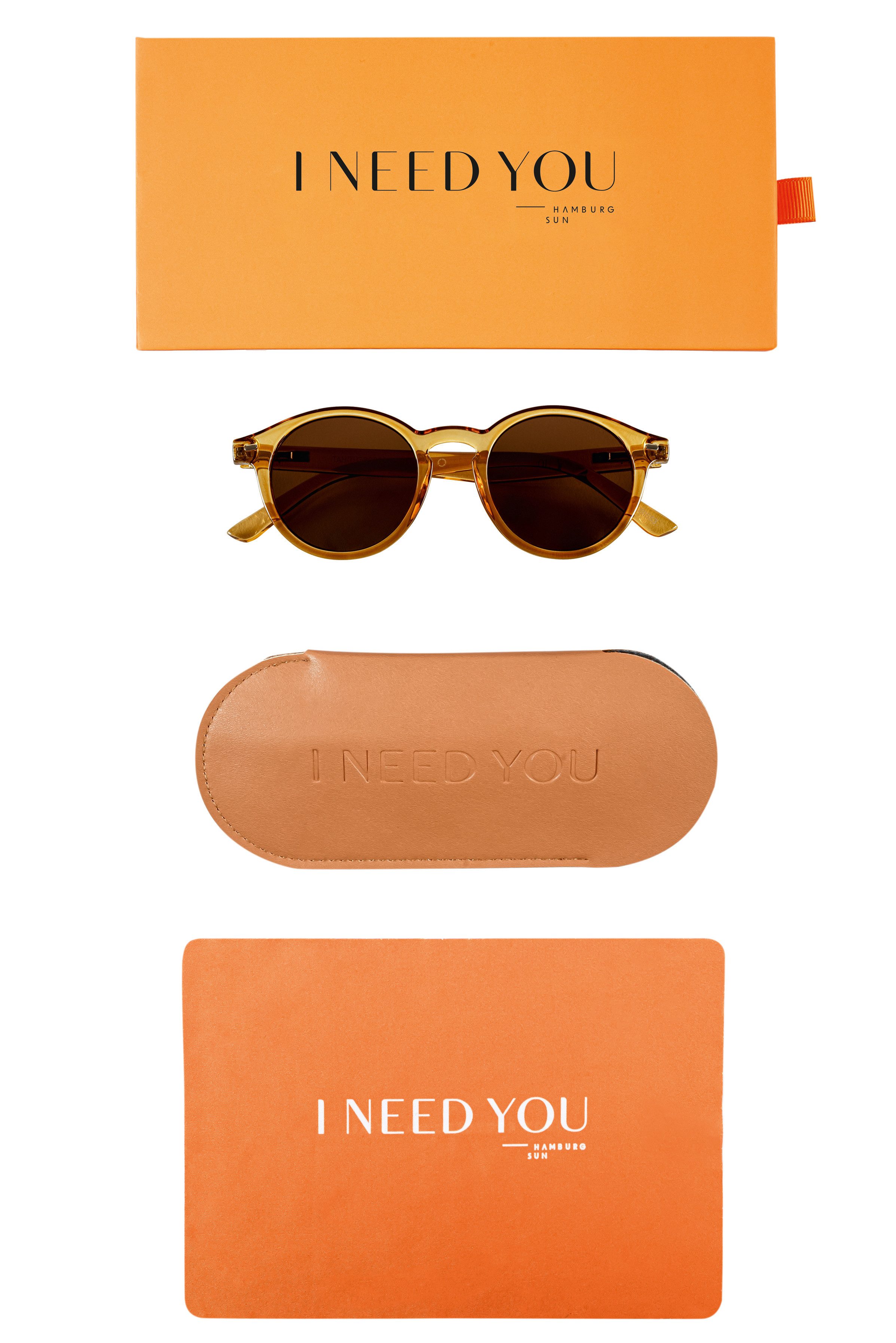 I NEED YOU - HAMBURG READERS Sonnenbrille Tahiti Rückseitige Entspiegelung