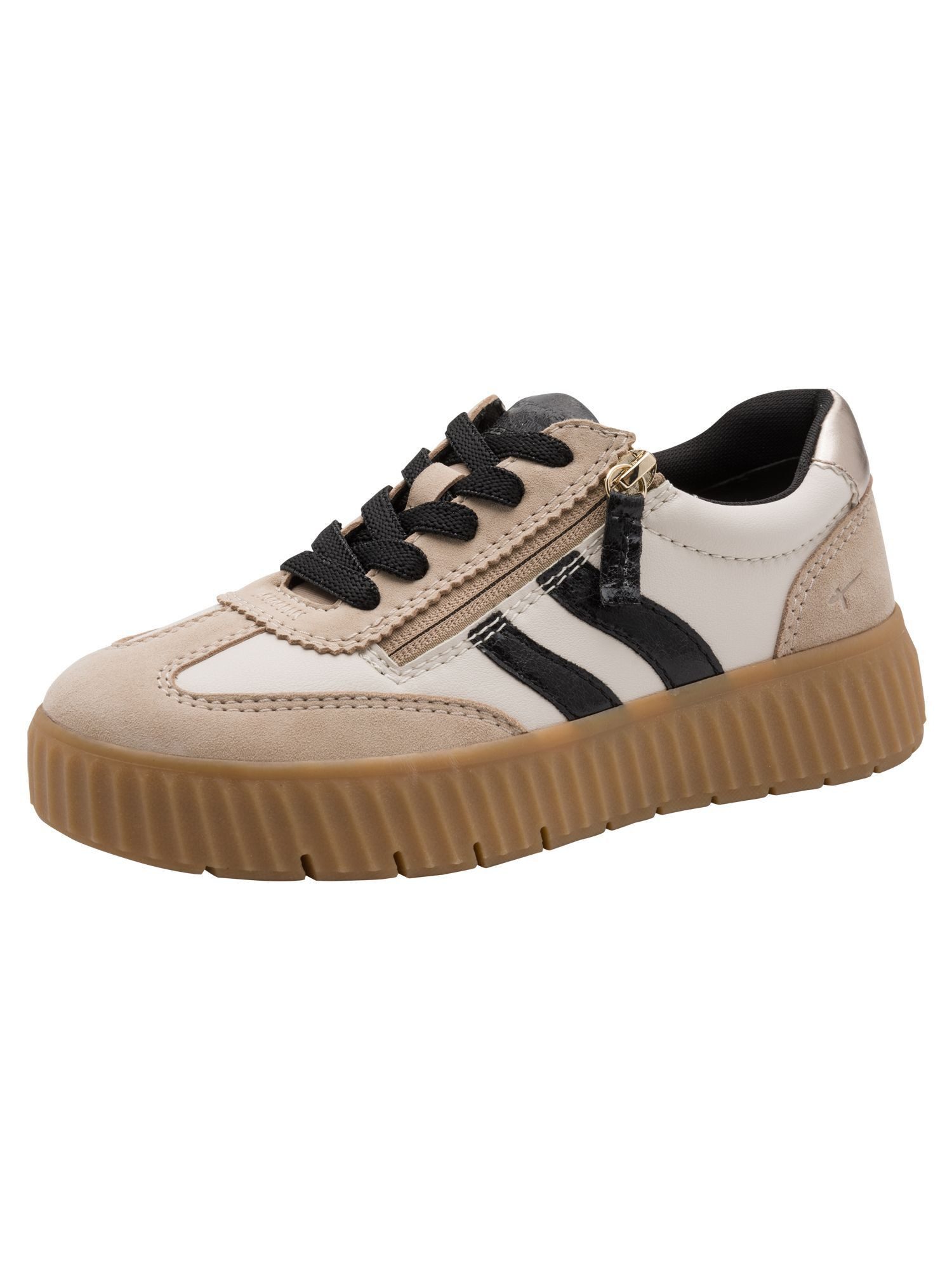 Tamaris WIDE FIT comfortFit, Removable Sock aus Leder Sneaker comfortFit