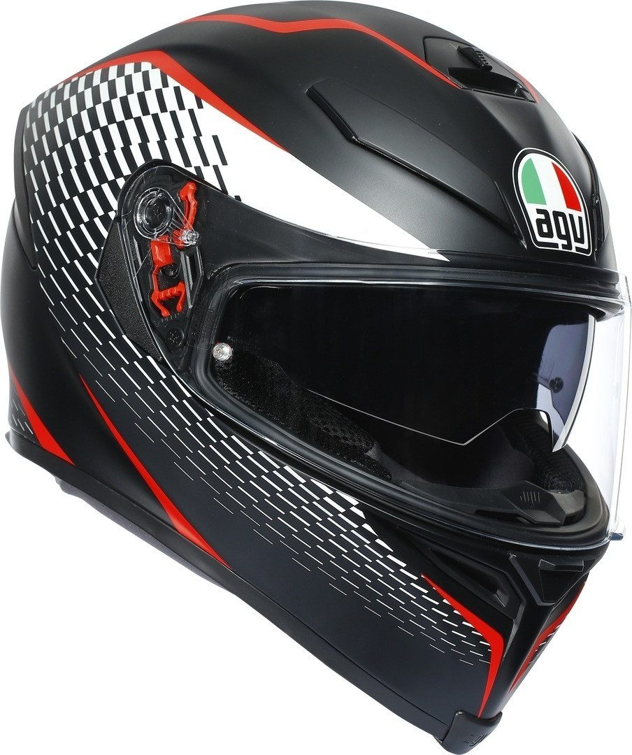 AGV Motorradhelm K-5 S Helm, vorbereitet für Kommunikationssystem,integriertes Sonnenvisier