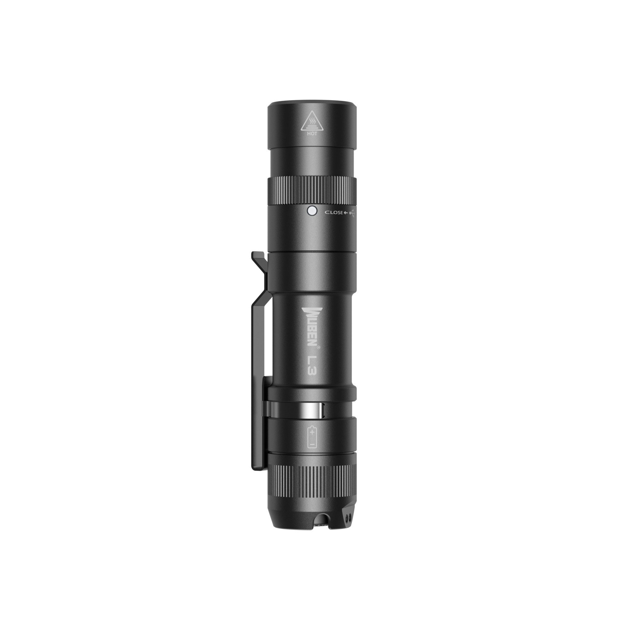 Wuben LED Taschenlampe L3, 3000 lm, IP68, 7 Modi, USB-C, 4800 mAh, 120 h Laufzeit, 2 m stoßfest
