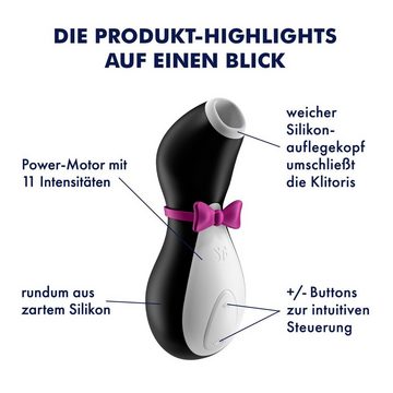 Satisfyer Klitoris-Stimulator Satisfyer Pro Penguin Next Generation - Vibrator - wasserdicht (IPX7), (1-tlg)