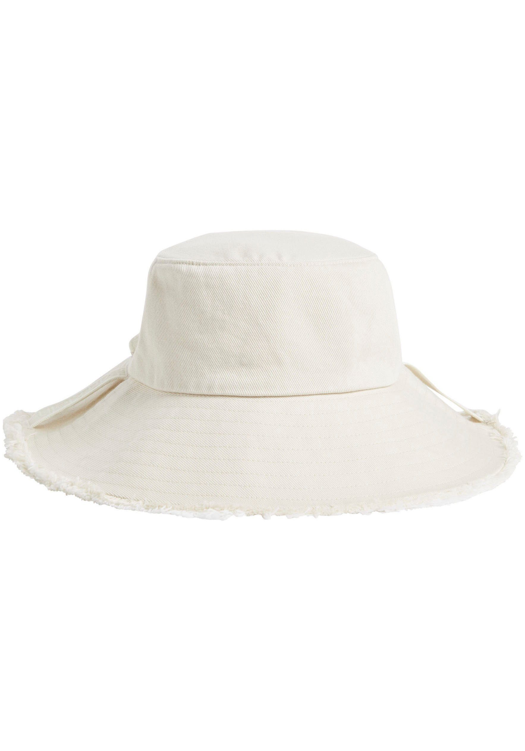 Calvin Klein Schlapphut LOGO STRAP WIDE BRIM CANVAS HAT