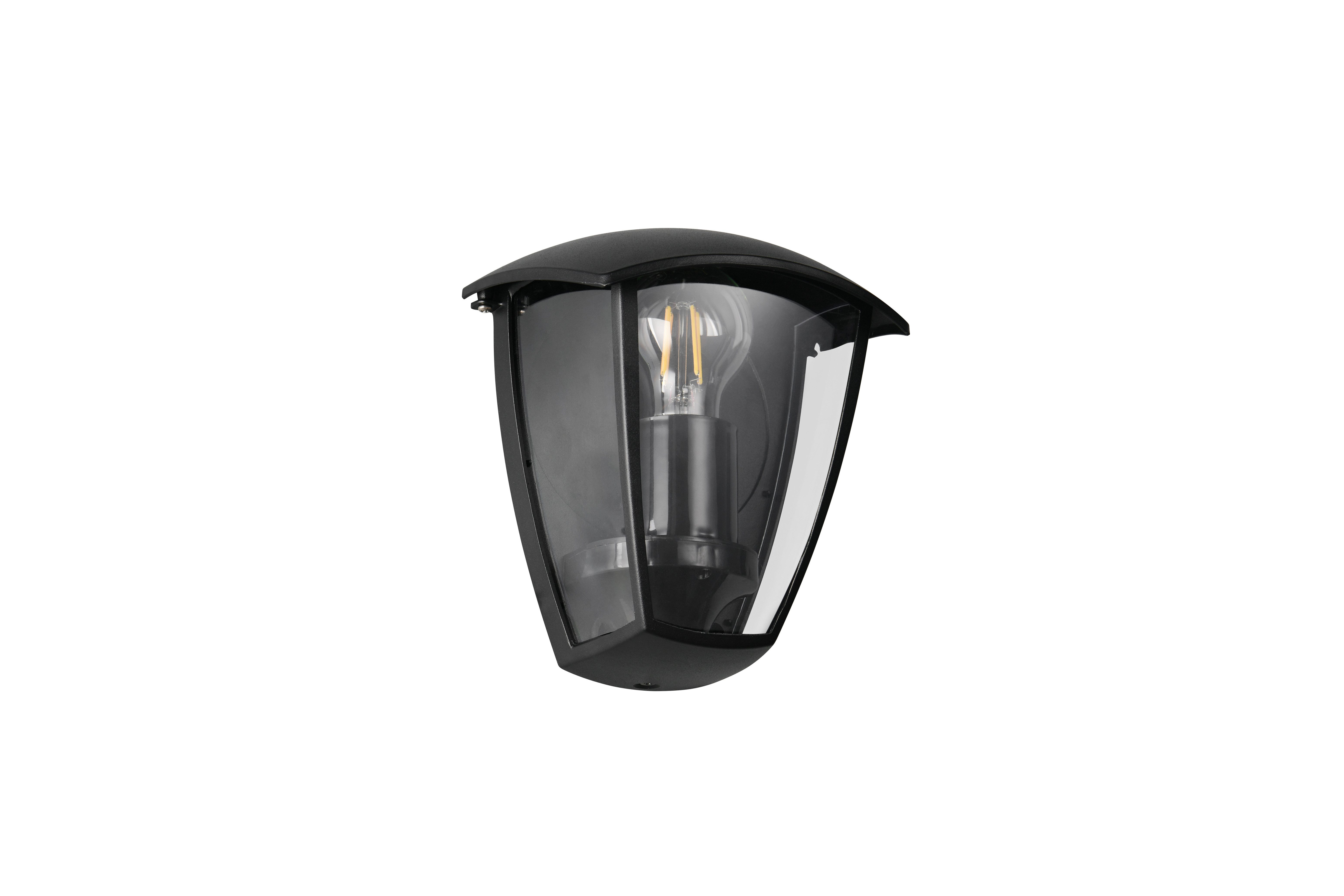 lightling Außen-Wandleuchte Vera, ohne Leuchtmittel, hochwertiges Druckguss-Aluminium, IP44 Schutz