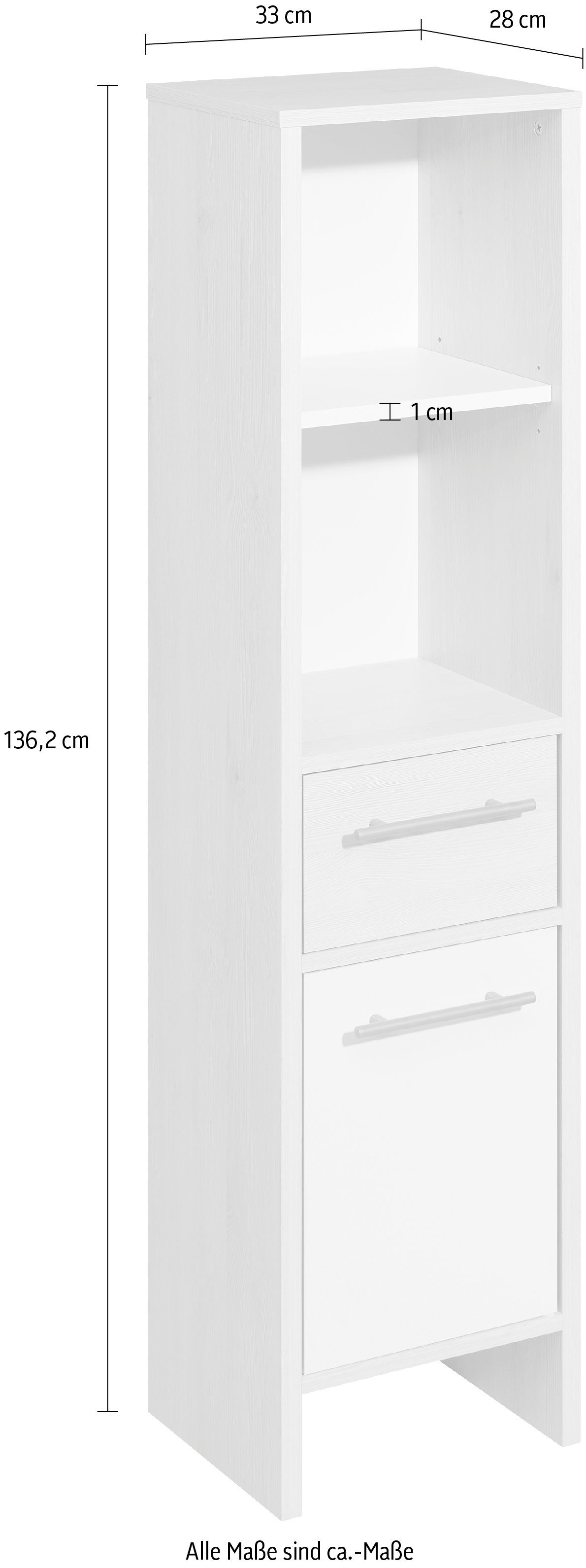 PELIPAL Midischrank Quickset 350 (1-St) 33 cm breit