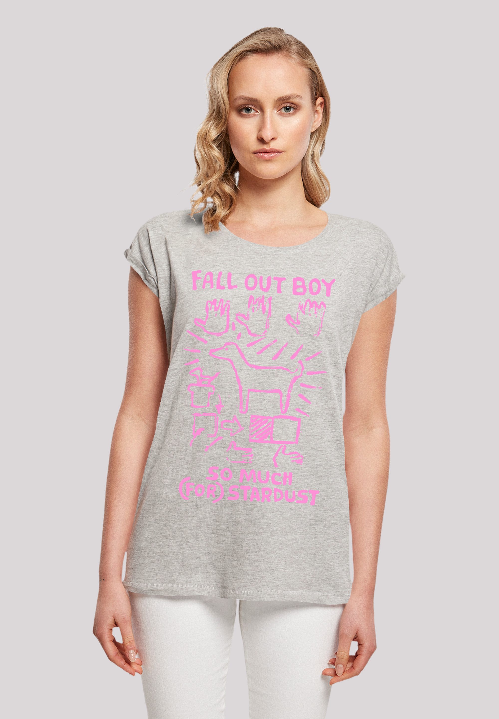 F4NT4STIC T-Shirt "Fall Out Boy Pink Dog So Much Stardust", Premium Qualitä günstig online kaufen