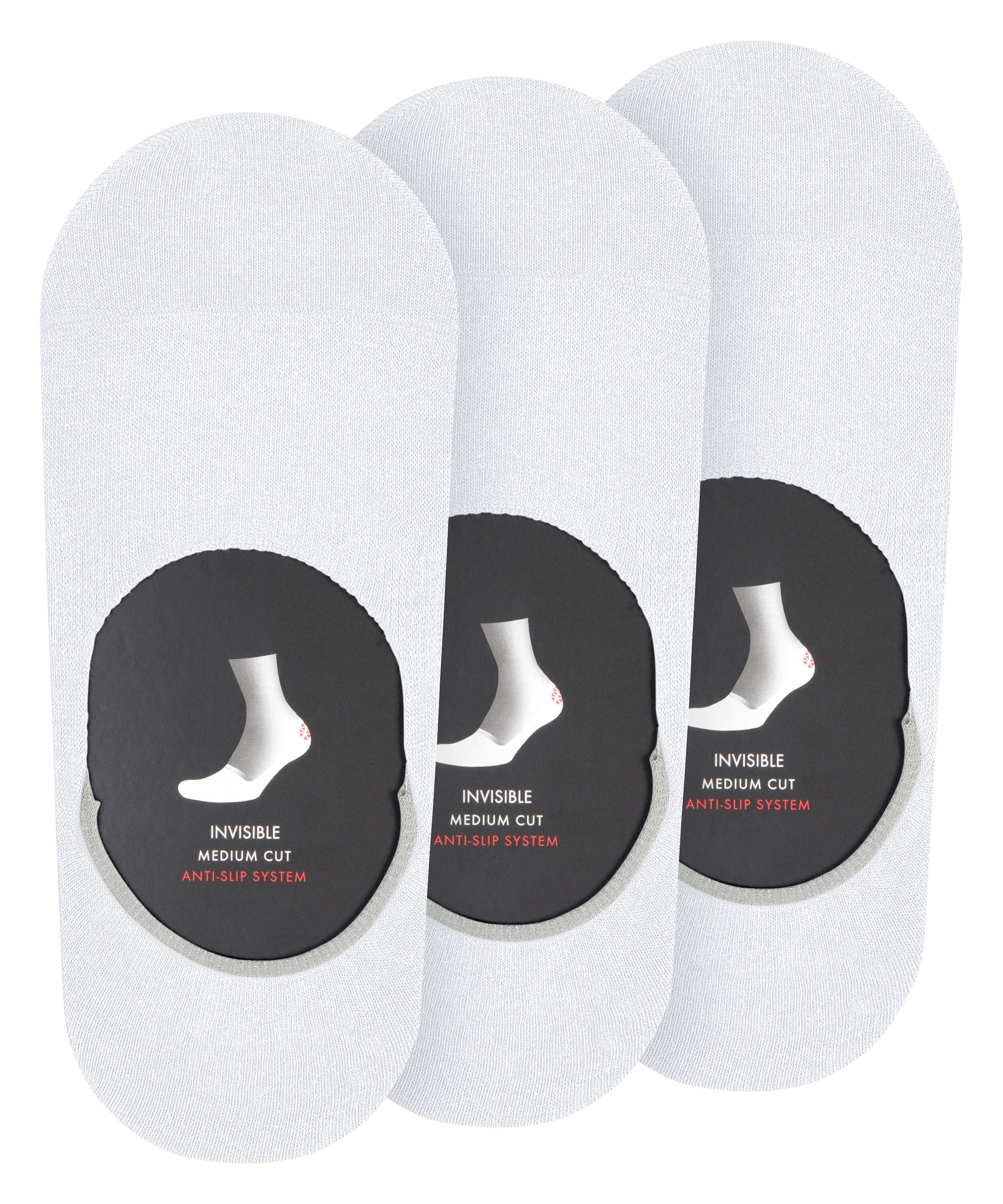 FALKE Füßlinge Step Medium Cut 3-Pack Füßlinge (3-Paar) mit Anti-Slip-System