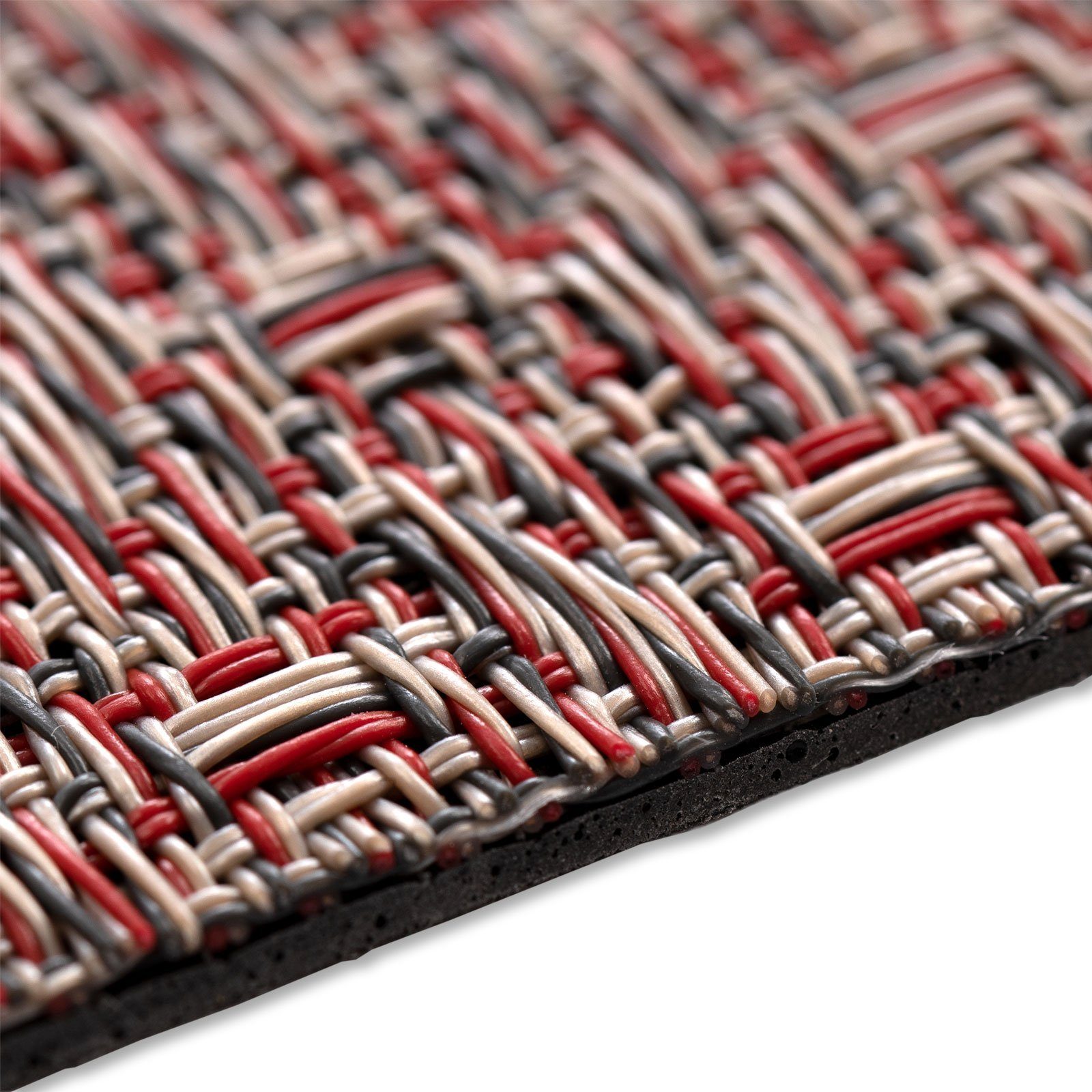 casa pura Badematte Messina, Badteppich erhältlich in 5 Größen, Rutschfest und strapazierfähig, Vinyl, rechteckig, Vinyl, wasserundurchlässig