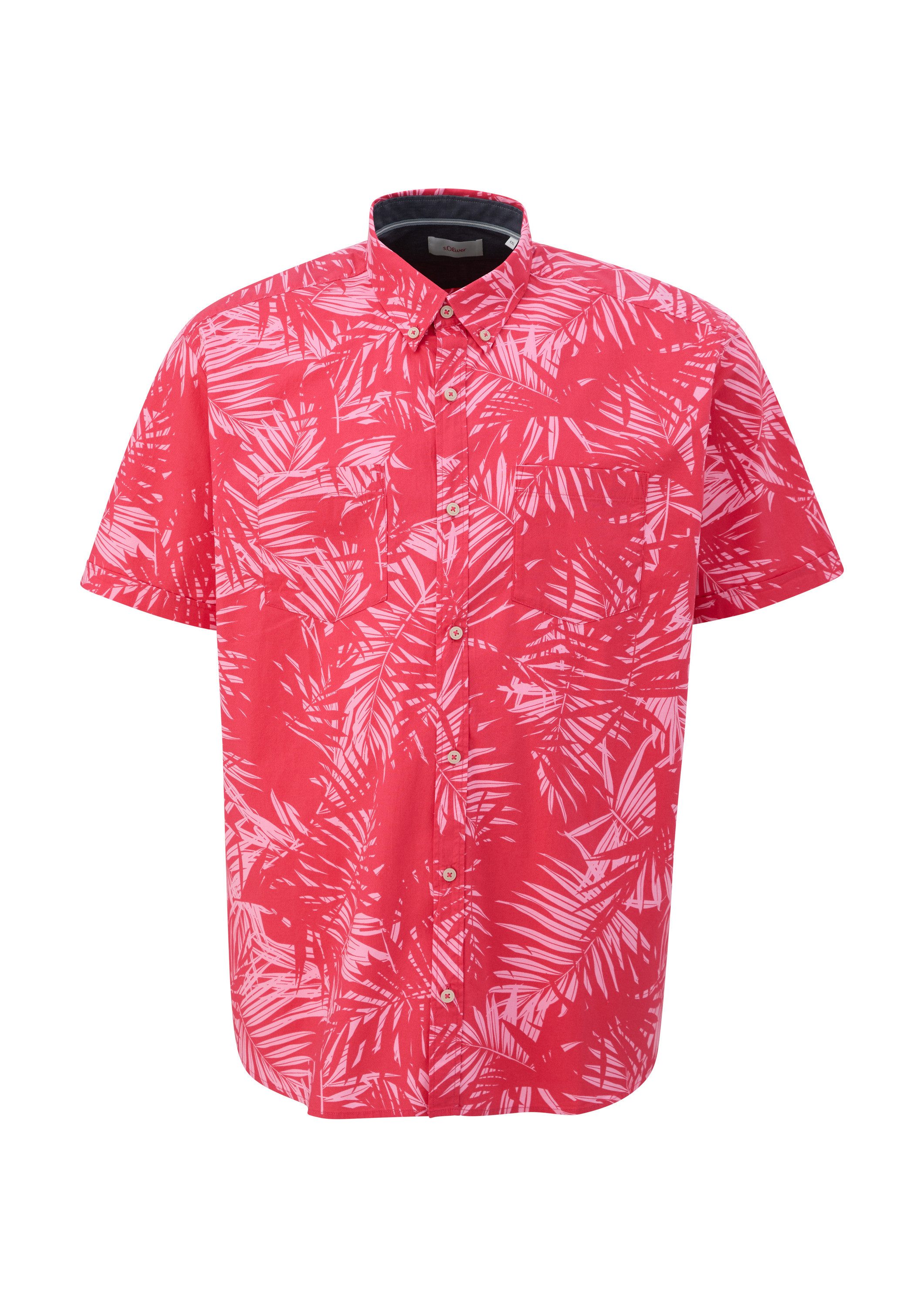 s.Oliver Kurzarmhemd Hemd Kurzarmhemd im Slim-Fit günstig online kaufen