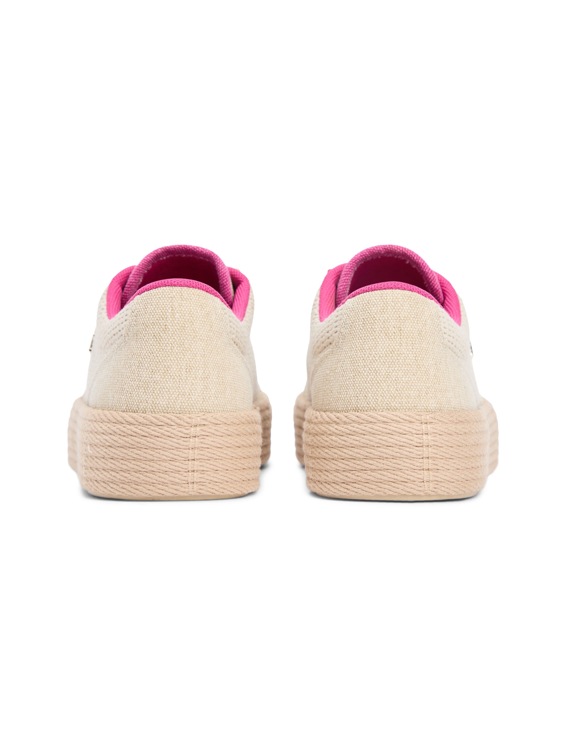 Tommy Hilfiger TH FOXING PLATFORM ROPE Plateausneaker Freizeitschuh, Schnürer, Halbschuh mit TH-Schmuckelement