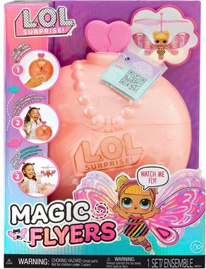 L.O.L. SURPRISE! Minipuppe Magic Flyers - Flutter Star (Pink Wings), mit Licht