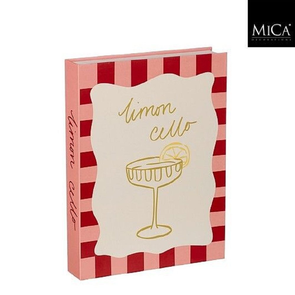 edelman Dekoobjekt MICA Dekorationsbuch "Limoncello", Rosa, 1201197 (1 St)