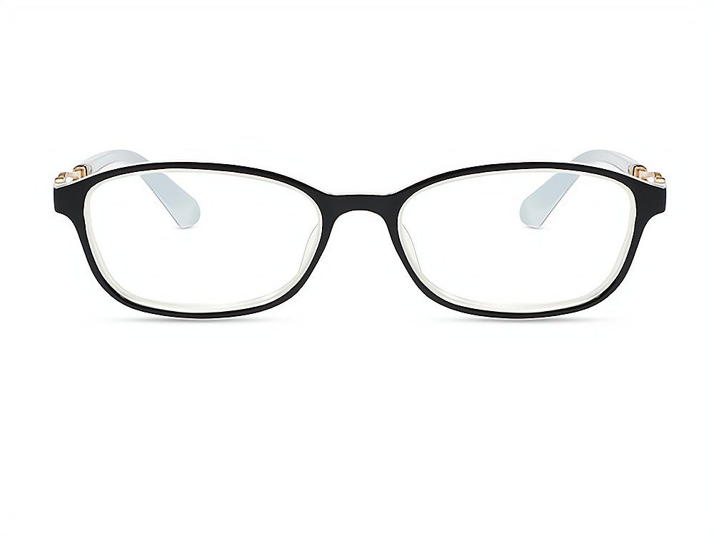 PACIEA Lesebrille Mode blaue presbyopische Rahmen Gläser bedruckte grau anti