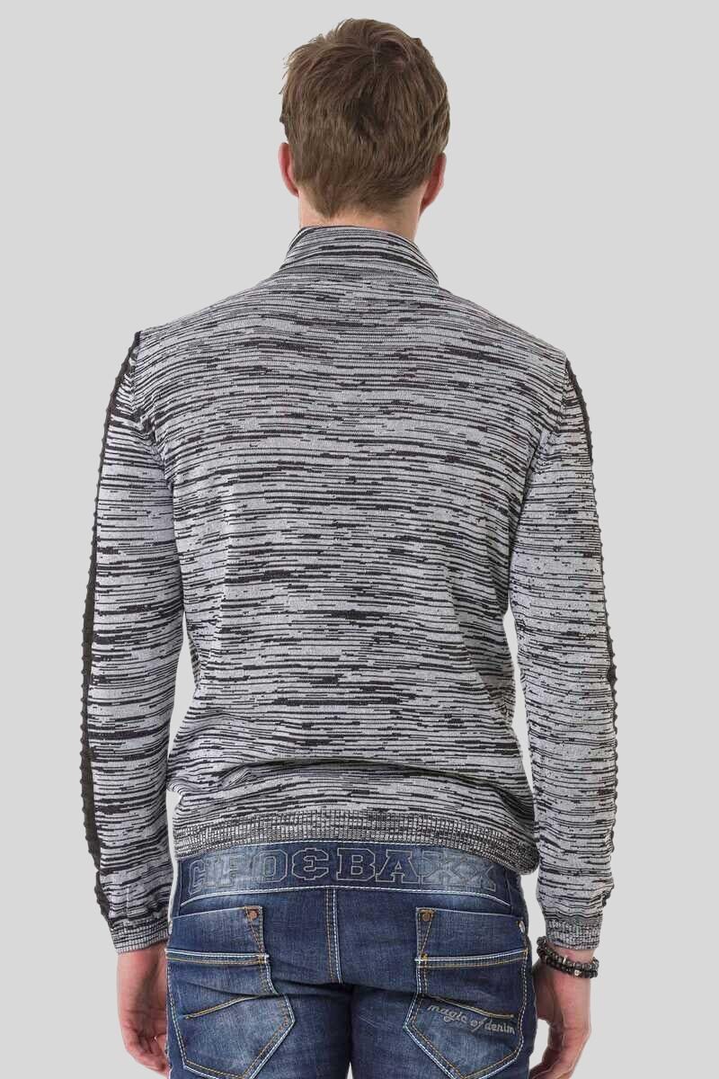 Cipo & Baxx Schalkragenpullover Pullover (1-tlg) mit Schalkragen günstig online kaufen