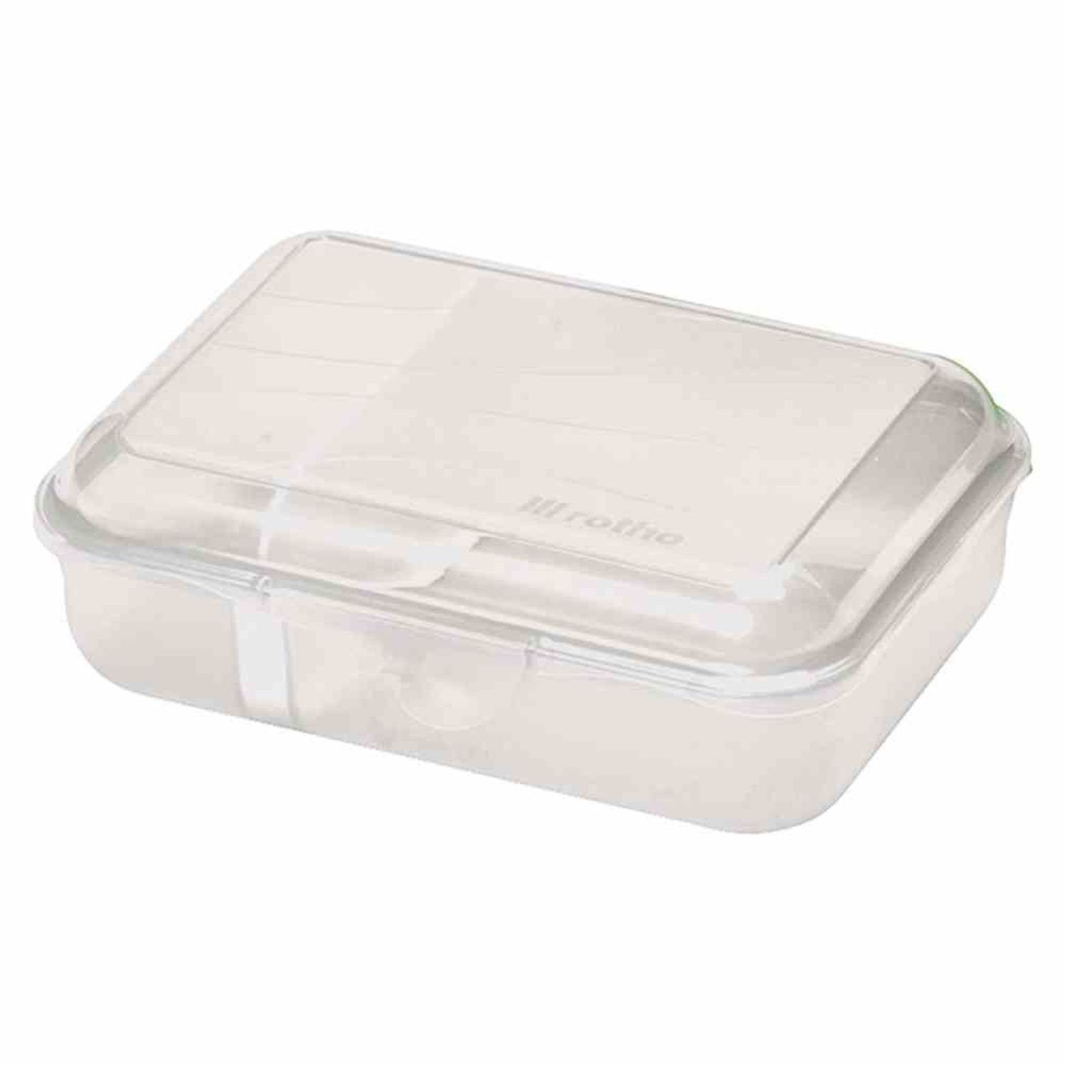 ROTHO Teedose Rotho Fun Vesperdose 0,9l mit herausnehmbarer Trennwand, Kunststoff, Kunststoff
