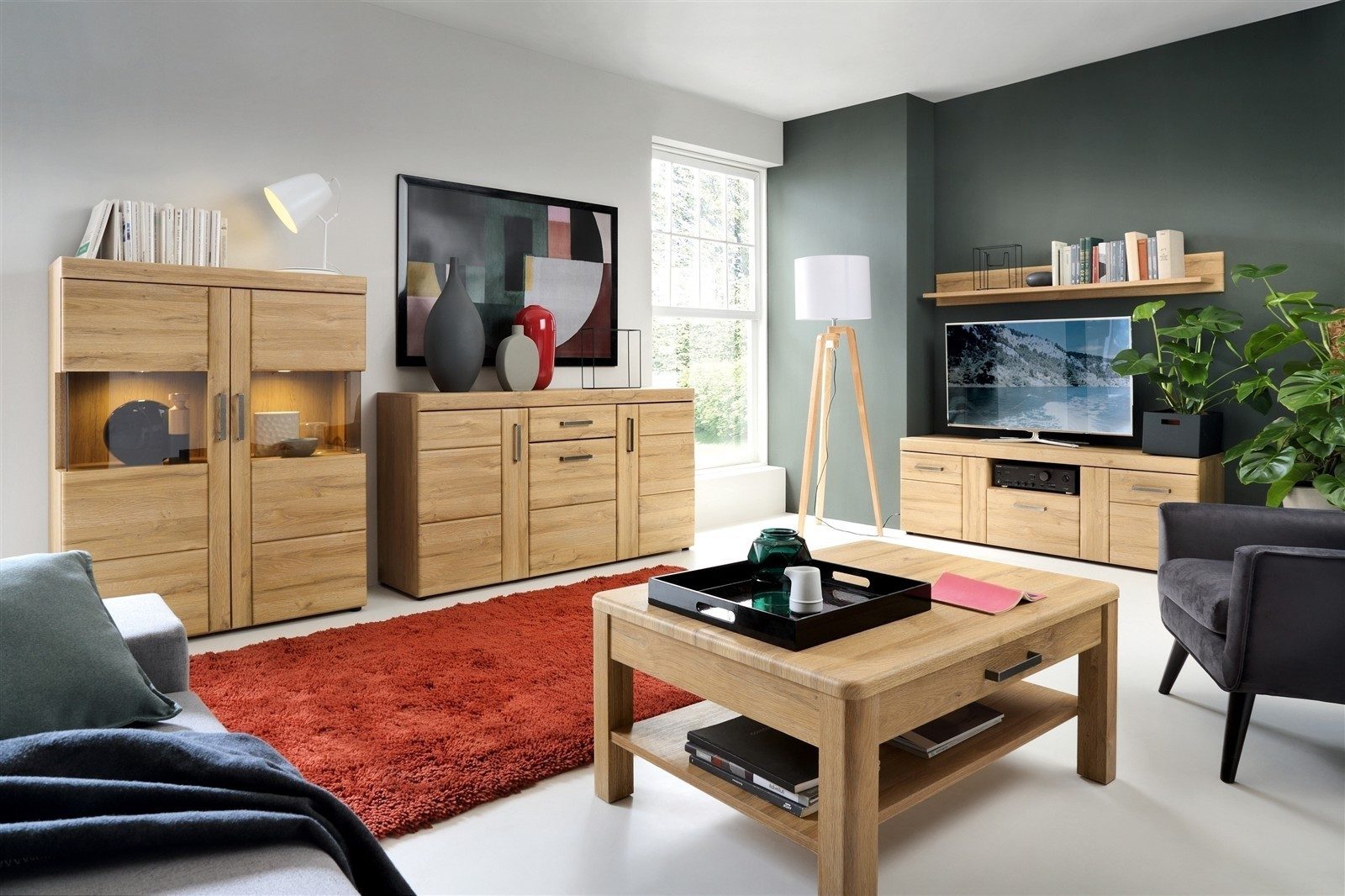 freiraum Kommode CORTINA, in Grandson Eiche Dekor - 156,8x86x40,9 (BxHxT)