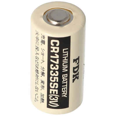 Sanyo »Sanyo Lithium Batterie CR17335 SE Size 2/3A, ohne« Batterie, (3 V), Geringe Selbstentladung