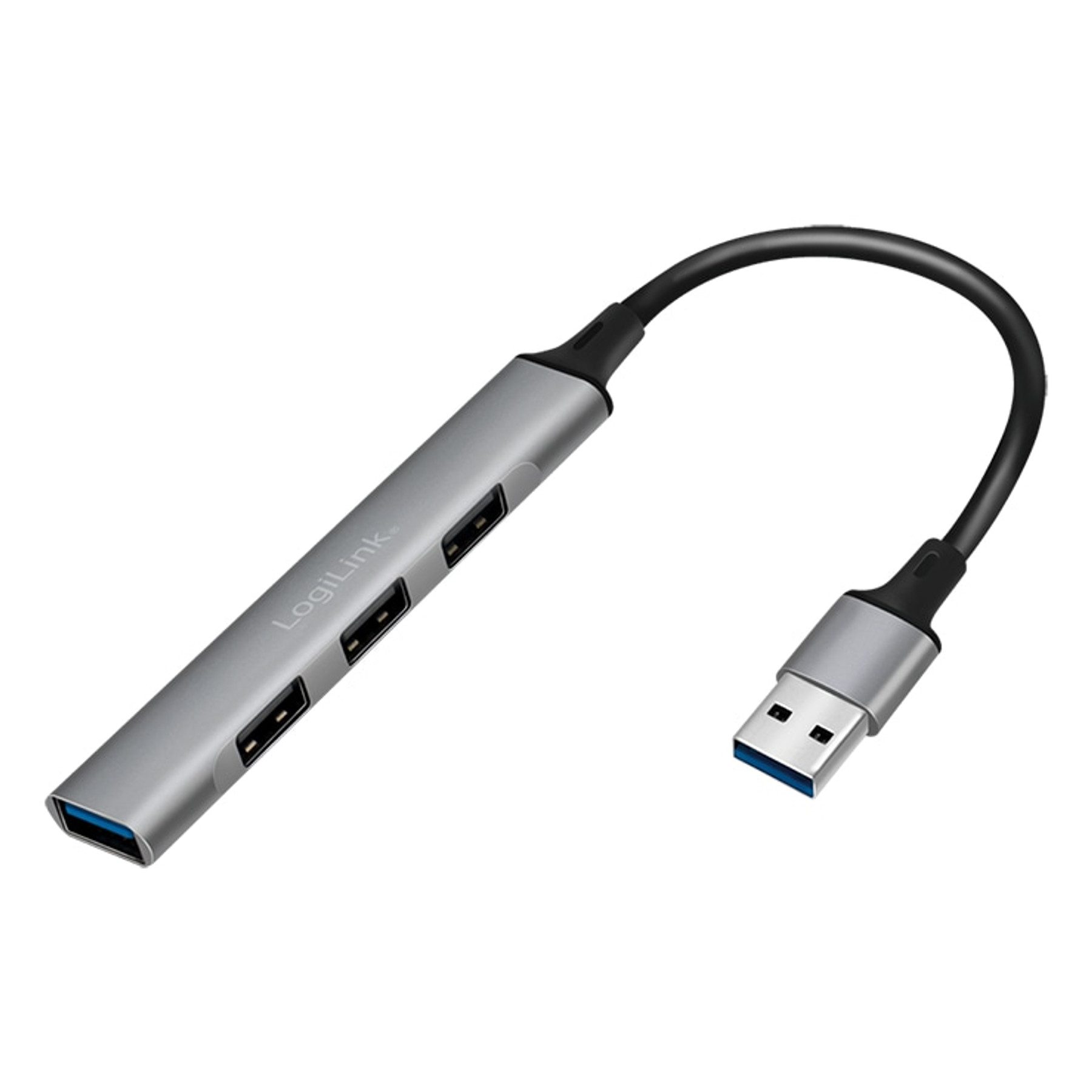 LogiLink USB-Verteiler LOGILINK USB-Hub UA0391 4-port, USB-A, ultra-slim