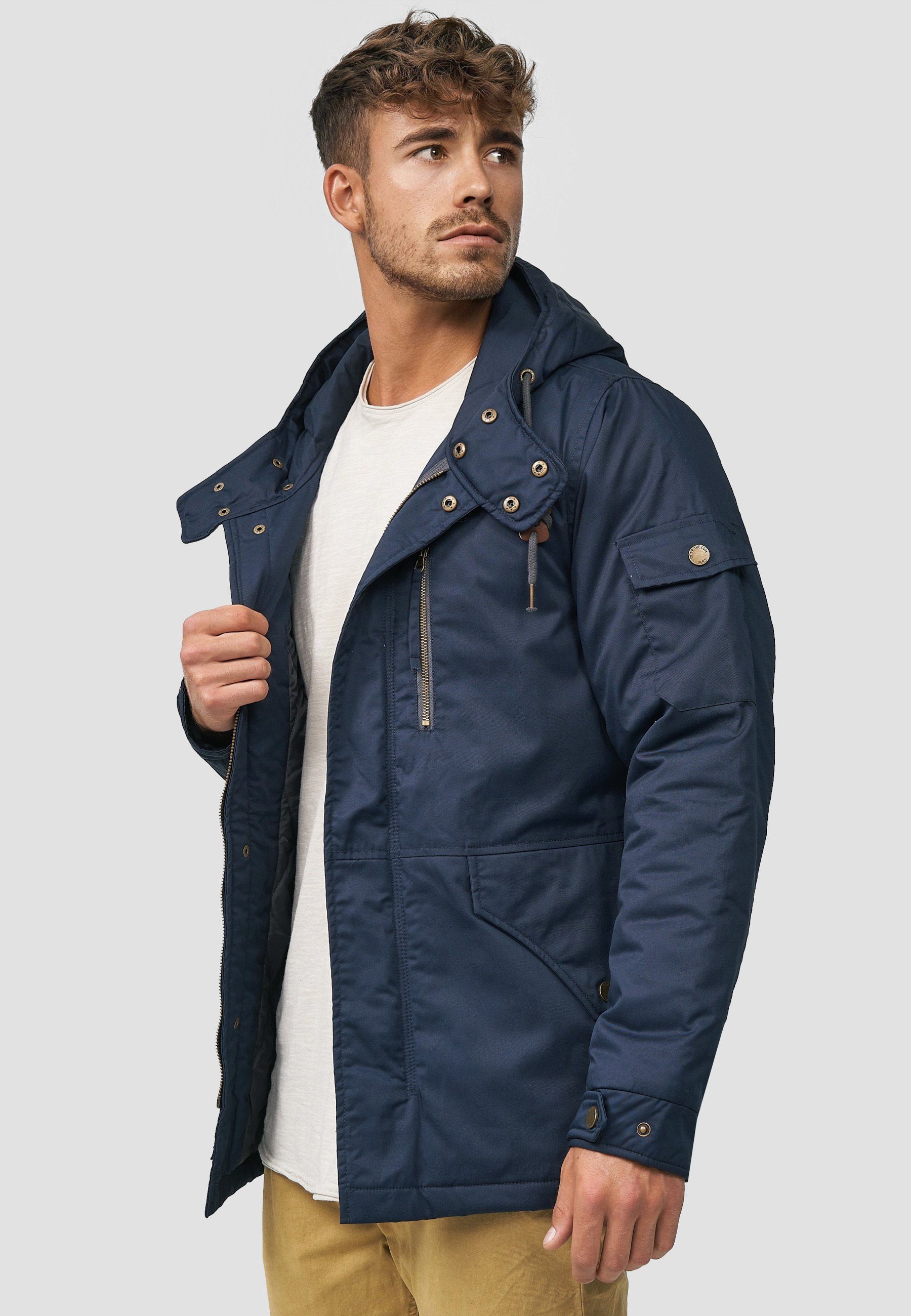 Indicode Parka Herren Elmhurts Herrenparka Herrenjacke