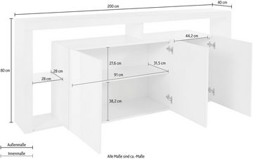 INOSIGN Sideboard Essential, Breite ca. 200 cm