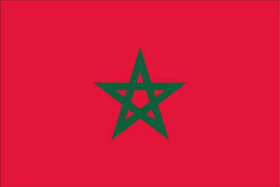 flaggenmeer Flagge Flagge Marokko 110 g/m² Querformat