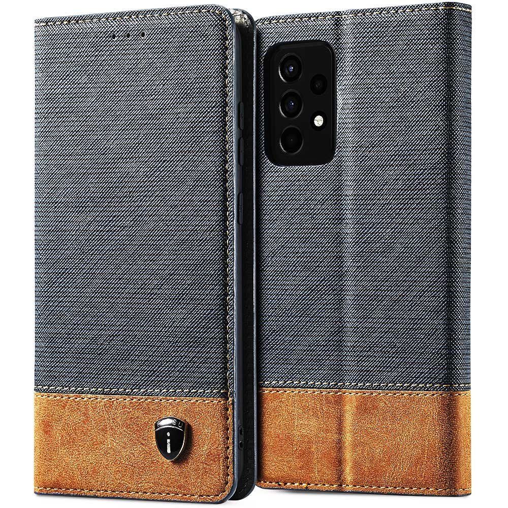 FITSU Handyhülle Handytasche für Samsung Galaxy A52s 5G Hülle 6,5 Zoll, Handyhülle für Samsung A52s Schutzhülle, Flip Case mit Kartenfach