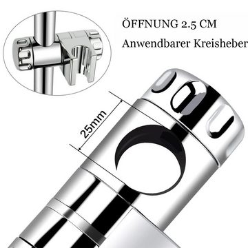 Lubgitsr Handbrause Handbrause Halterung 19-25 mm Verstellbar Duschkopfhalterung, (1-tlg)
