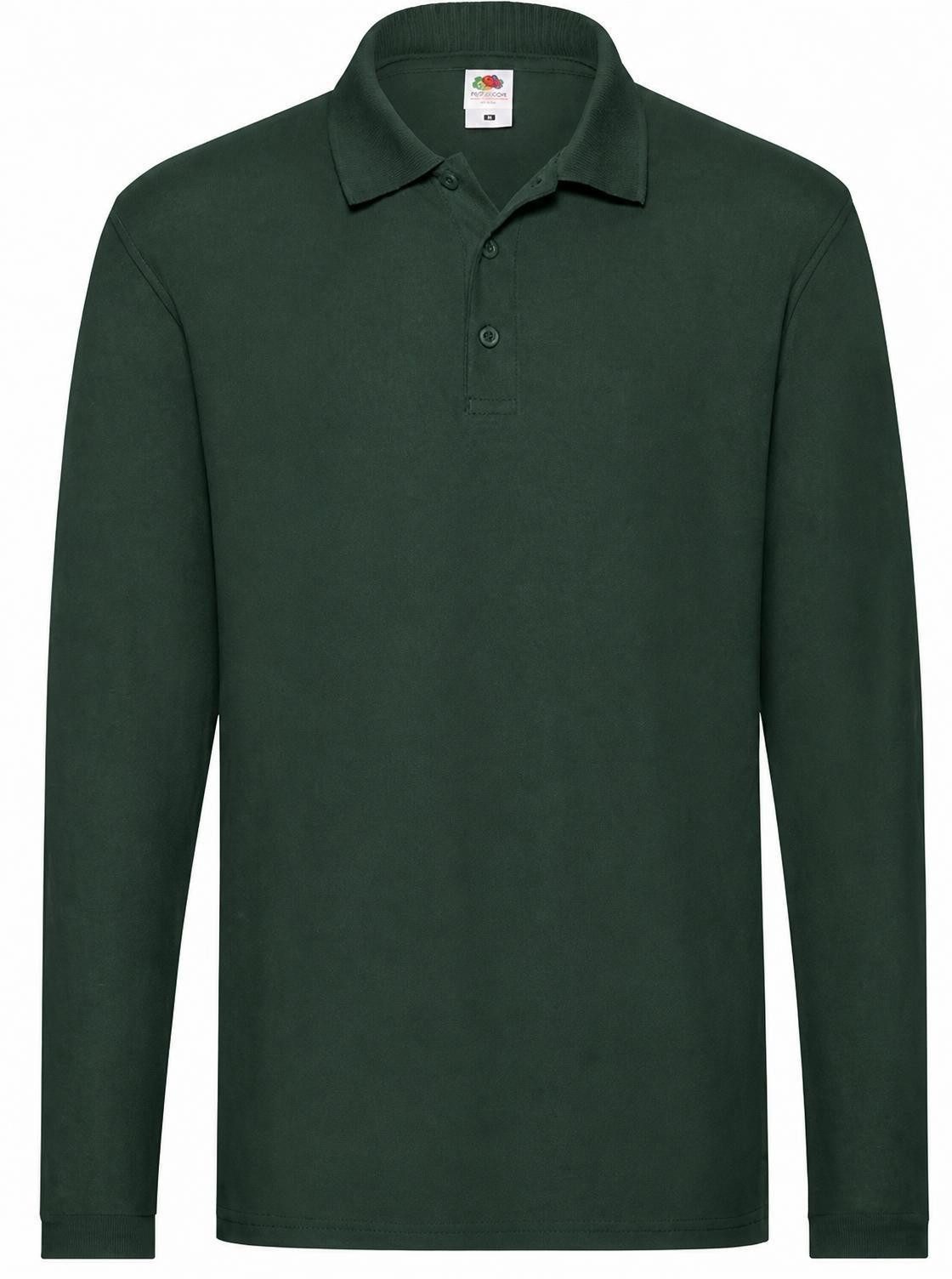 Fruit of the Loom Langarm-Poloshirt Herren Premium Long Sleeve Poloshirt