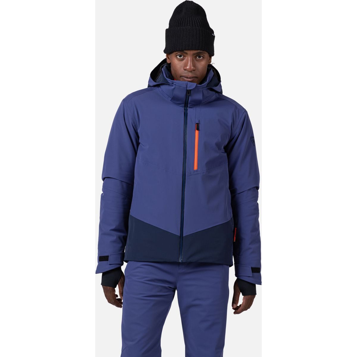 Rossignol Skijacke Blackside Jacket Elegante Skijacke mit recycelter Isolierung und höchstem Wetterschutz