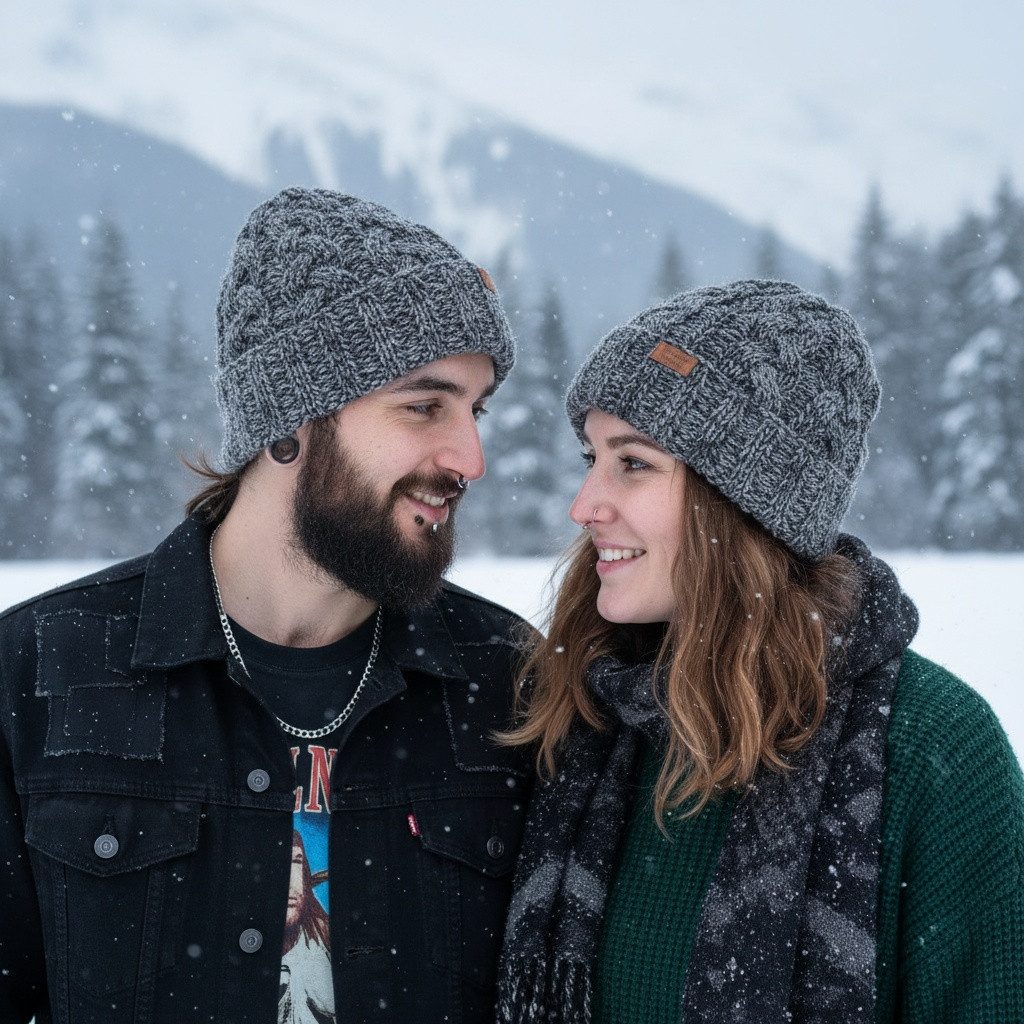 Guru-Shop Strickmütze Beanie Mütze aus Nepal, Wollmütze, Schurwolle -.. günstig online kaufen
