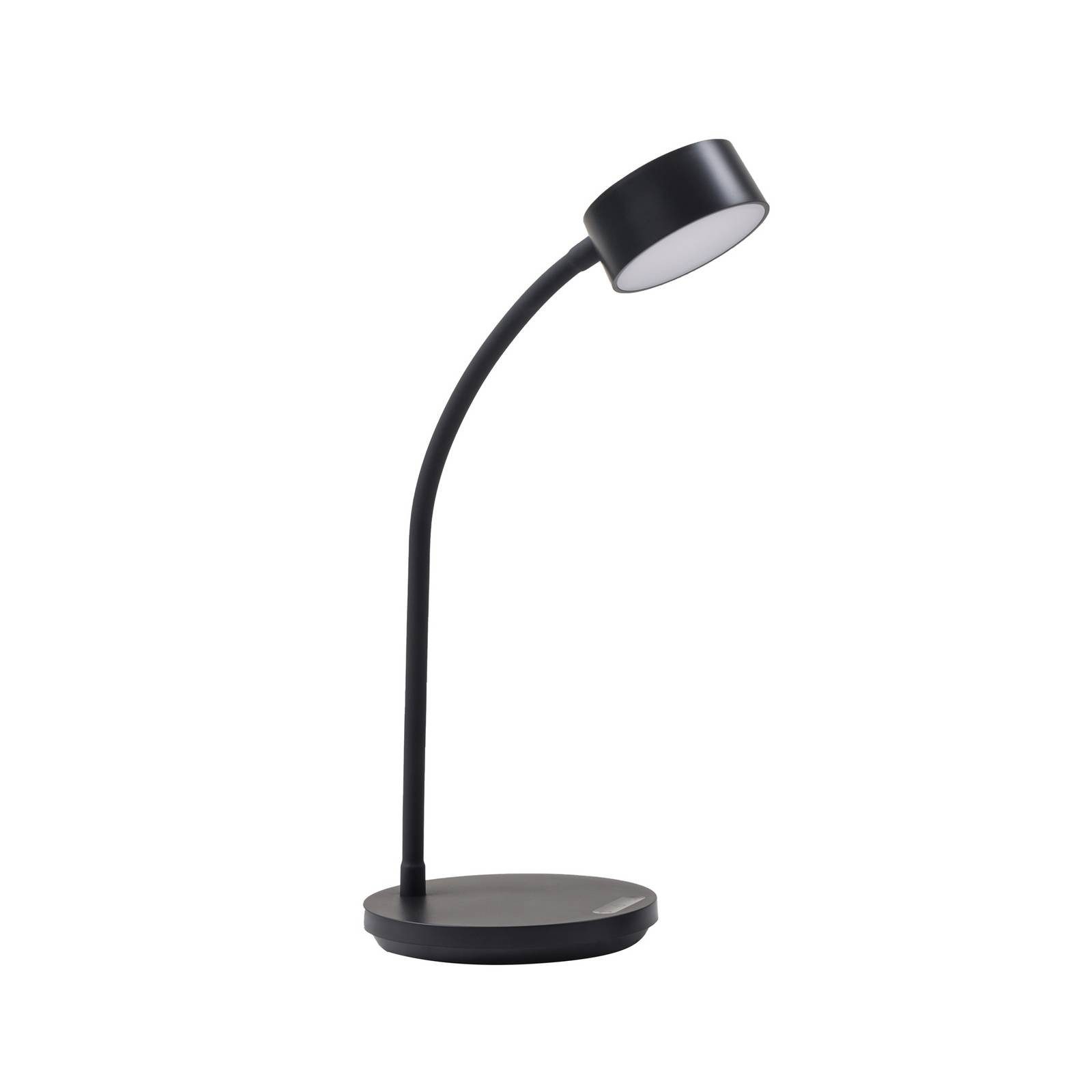 Lindby Schreibtischlampe Maori, LED, Metall, Schwarz Farbwechsel warmweiß / tageslicht IP20, 1 x 3,1 W LED, Farbwechsel warmweiß / tageslicht