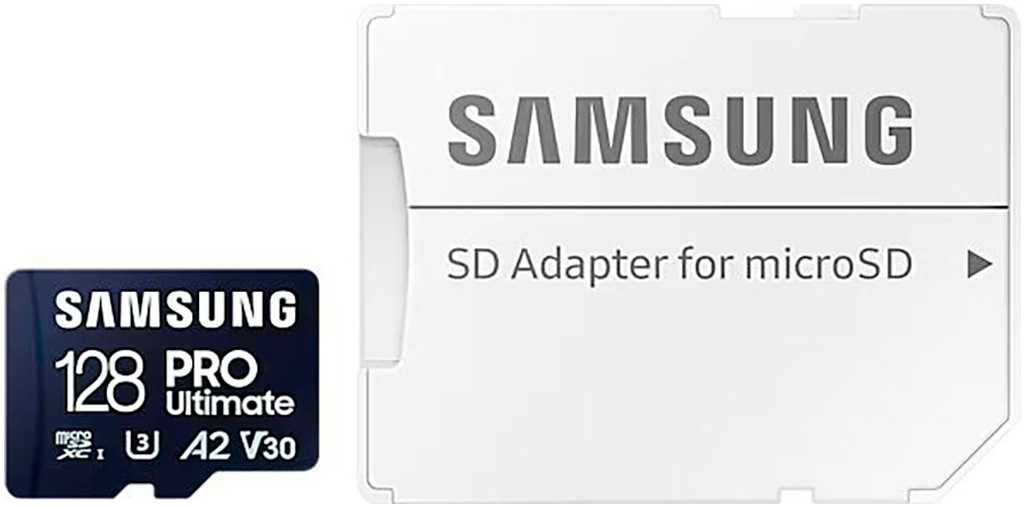 Samsung Pro Ultimate Speicherkarte (128 GB, Video Speed Class 30 (V30)/UHS Speed Class 3 (U3), 200 MB/s Lesegeschwindigkeit)
