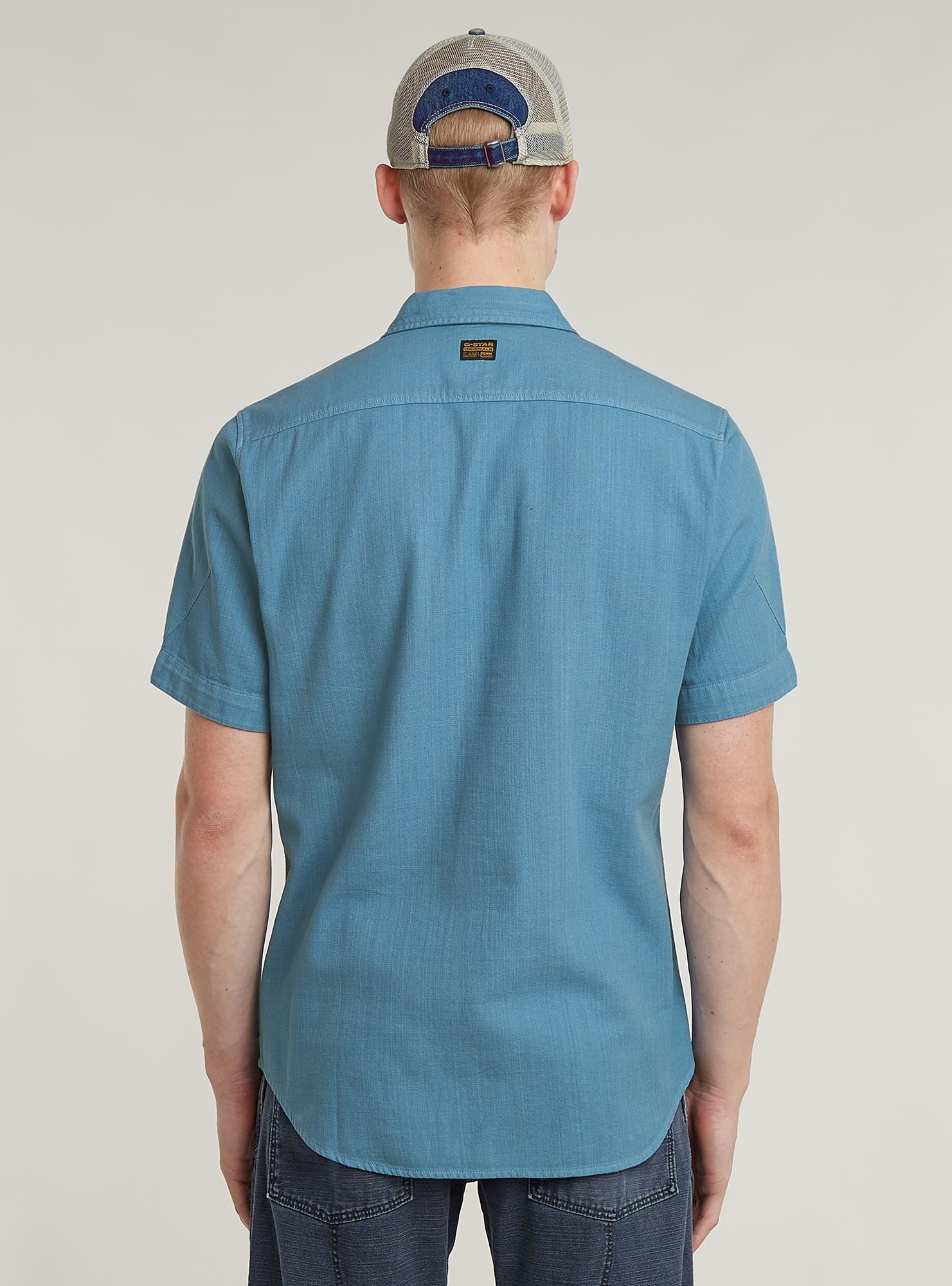 G-STAR Langarmshirt Marine Slim Hemd
