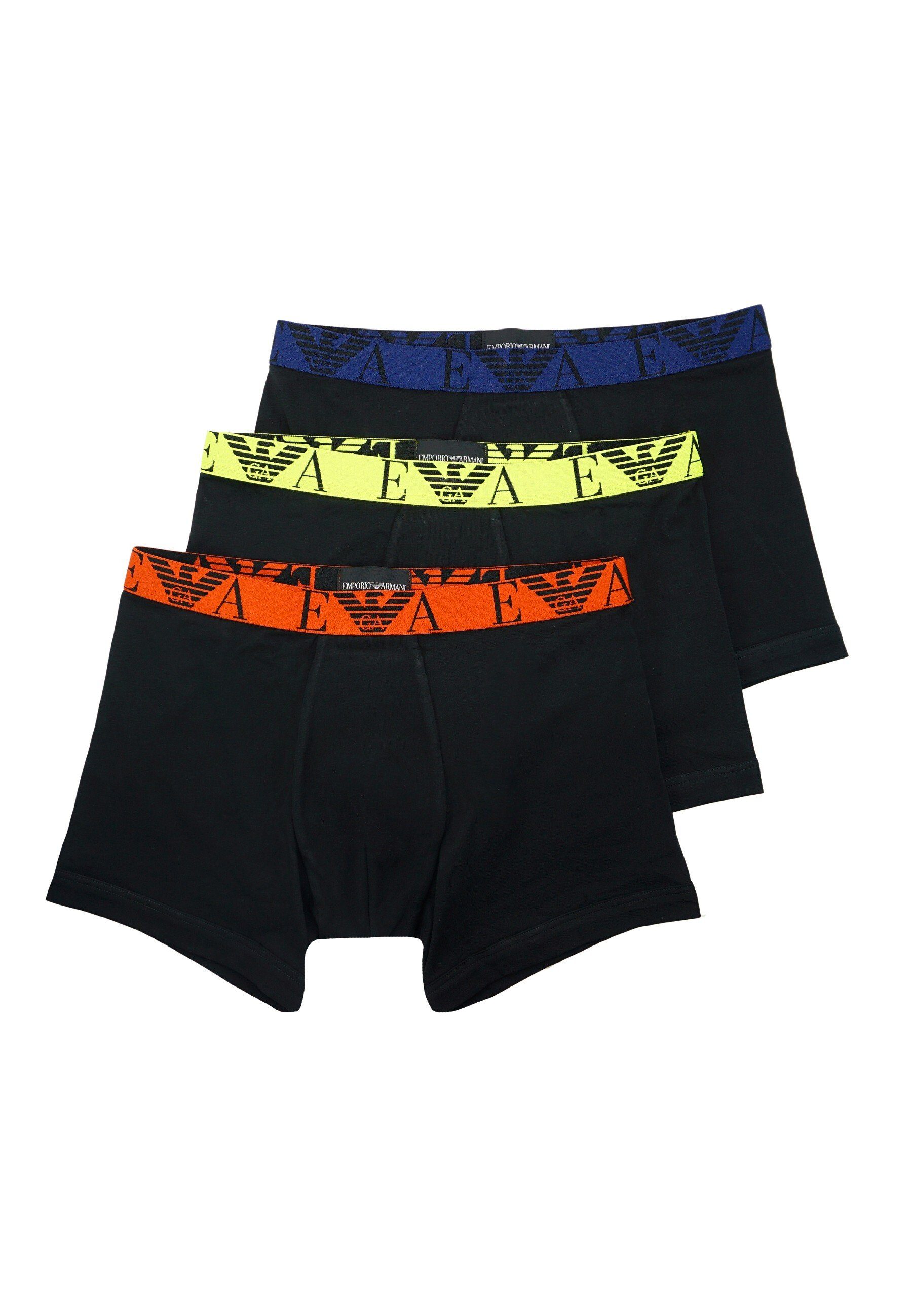 Shorts (3-St) 3 Boxer Pack Armani Boxershorts Knit Emporio Schwarz