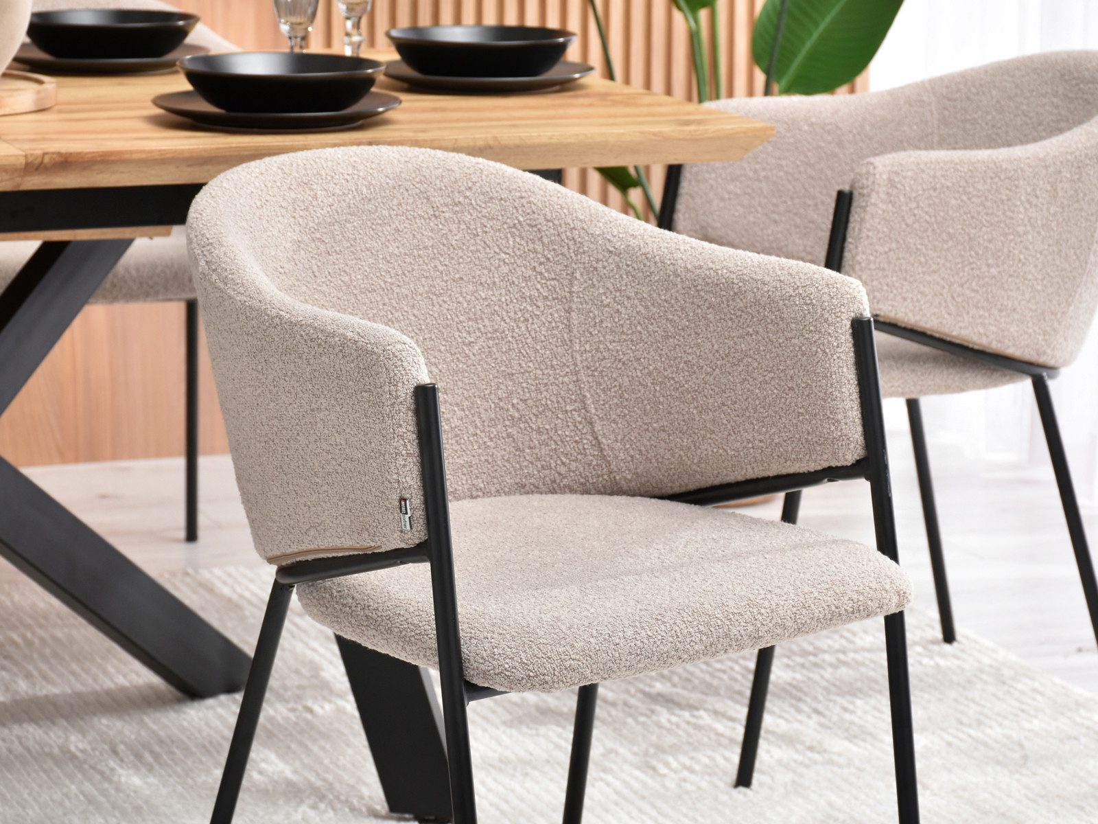 Compleo Armlehnstuhl Modern Stuhl CLARS, bequem und elegant günstig online kaufen