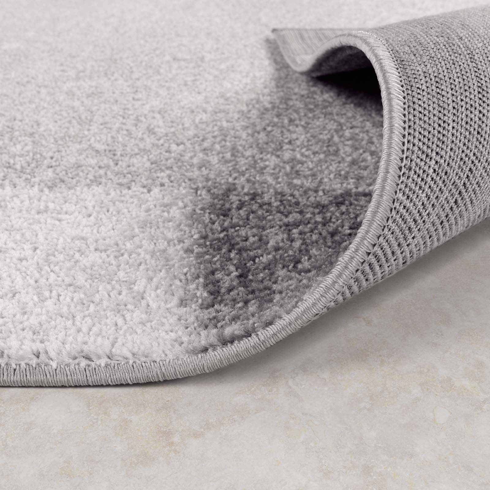 TaCa Home Teppich Moderner Designer Teppich Retro, rechteckig, Höhe: 13 mm, Wohnzimmer Schlafzimmer Esszimmer, Grau-54 - 80 x 150 cm