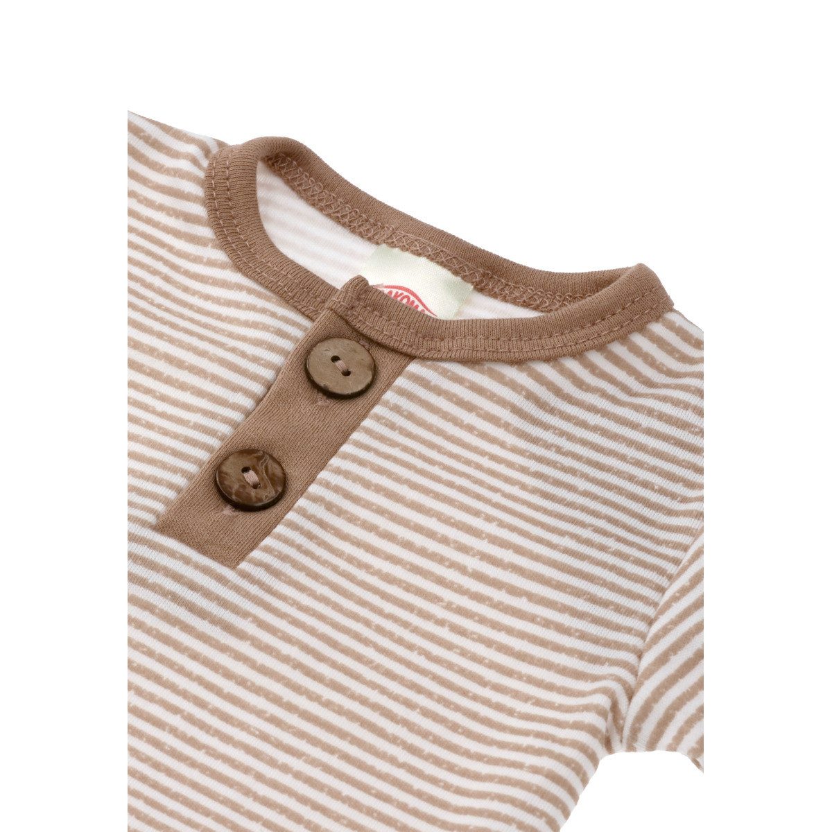 Makoma Langarmbody Streifen Unisex Kinder (1-tlg) Langarm Einteiler, Body, Longsleeve-Body, Bodysuit, Stretchbody