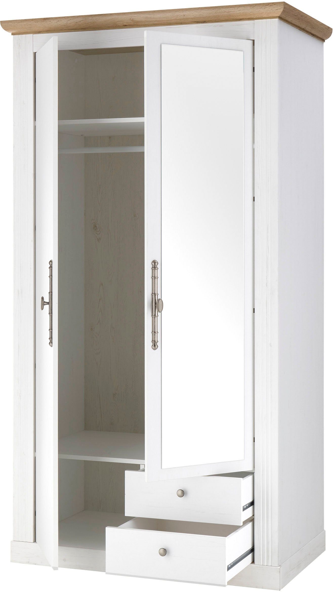 affaire Weiss by WESTMINSTER Pinie cm 109 exclusiv Kleiderschrank breit, Dekor Home