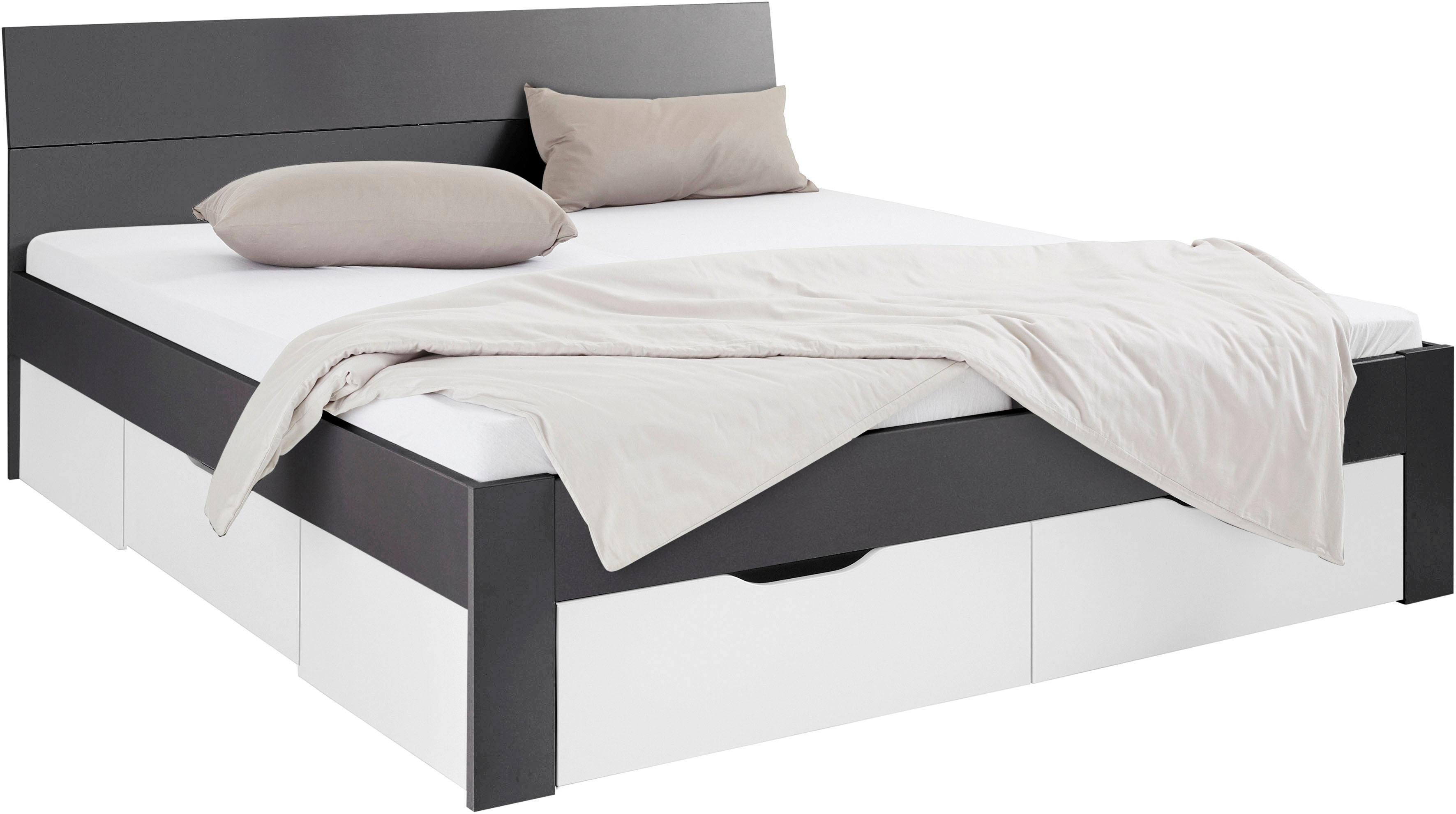rauch Bett Einzelbett Doppelbett Stauraum FLEXX Breiten 90/140/180 cm, Einzelbett Doppelbett Stauraum FLEXX Breiten 90/140/180 cm