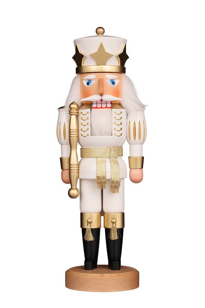 Christian Ulbricht Nussknacker Nussknacker Klassik Prinz weiß/gold wunderschön