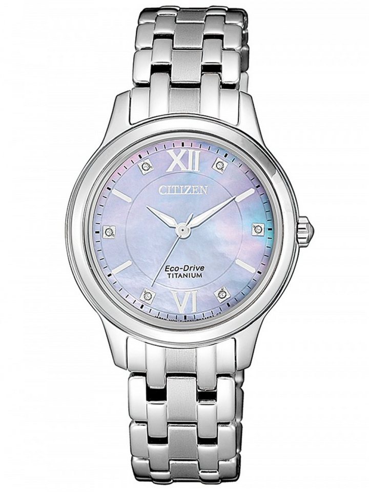 Citizen Quarzuhr Citizen EM0720-85Y Titan Damen 30mm 5ATM