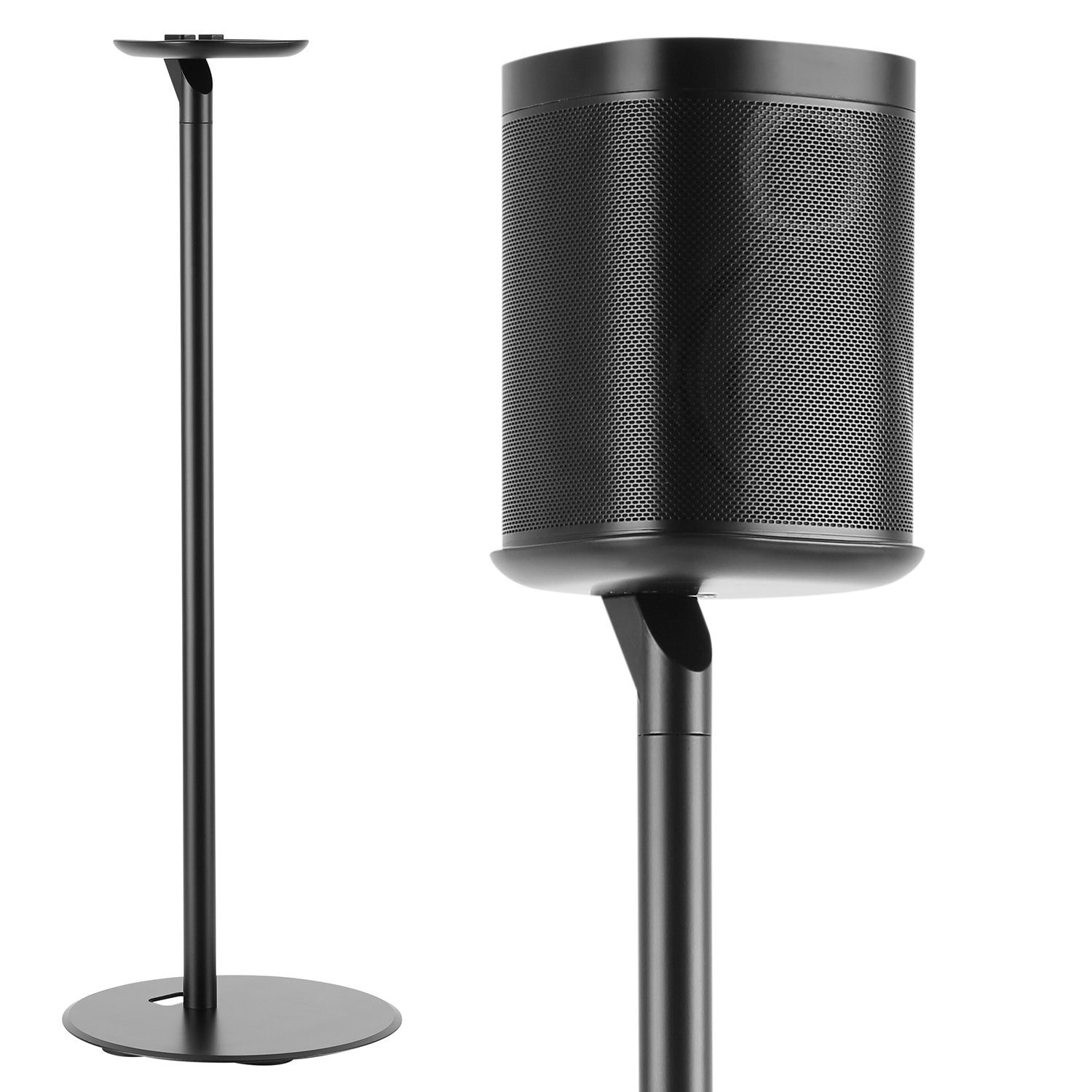 Maclean Lautsprecherständer MC-841, (Lautsprecher Bodenständer für Sonos One und Play)