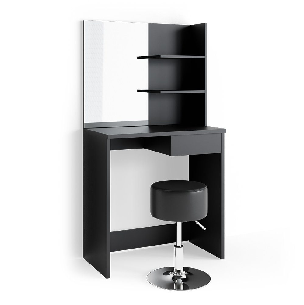 Vicco Schminktisch Dekos, Schwarz, 75 cm günstig online kaufen