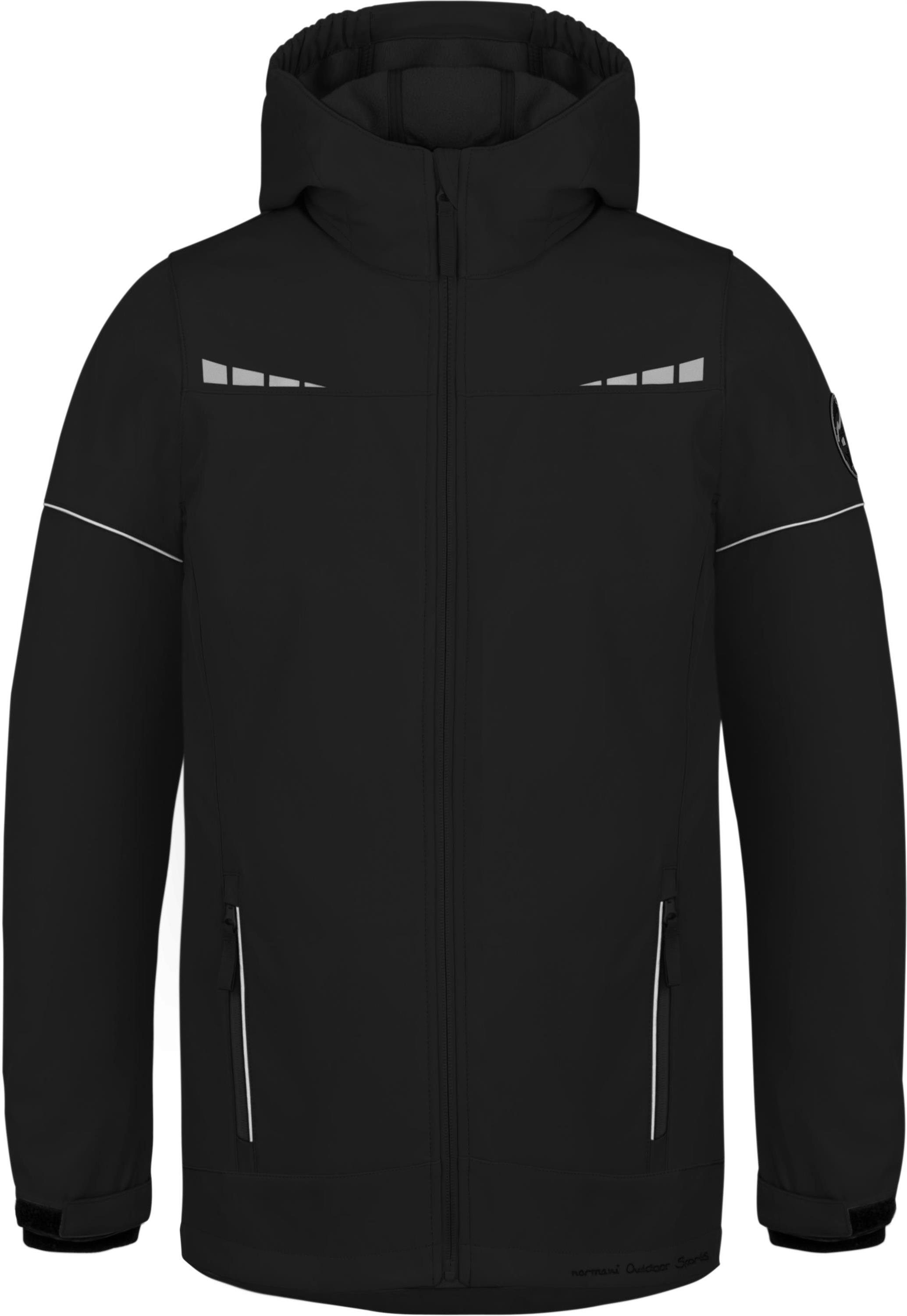 normani Regenjacke Kinder Softshelljacke Galway Wasserdichte Winterjacke Regenjacke mit Fleecefutter Kinderjacke