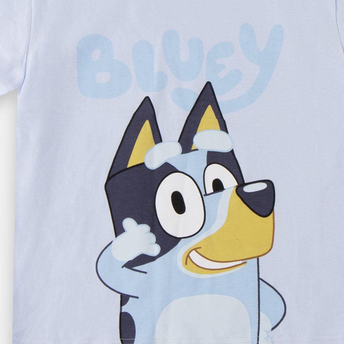 Bluey Print-Shirt Kinder Shirt Baumwolle Kurzarm Oberteil Alltag Schule