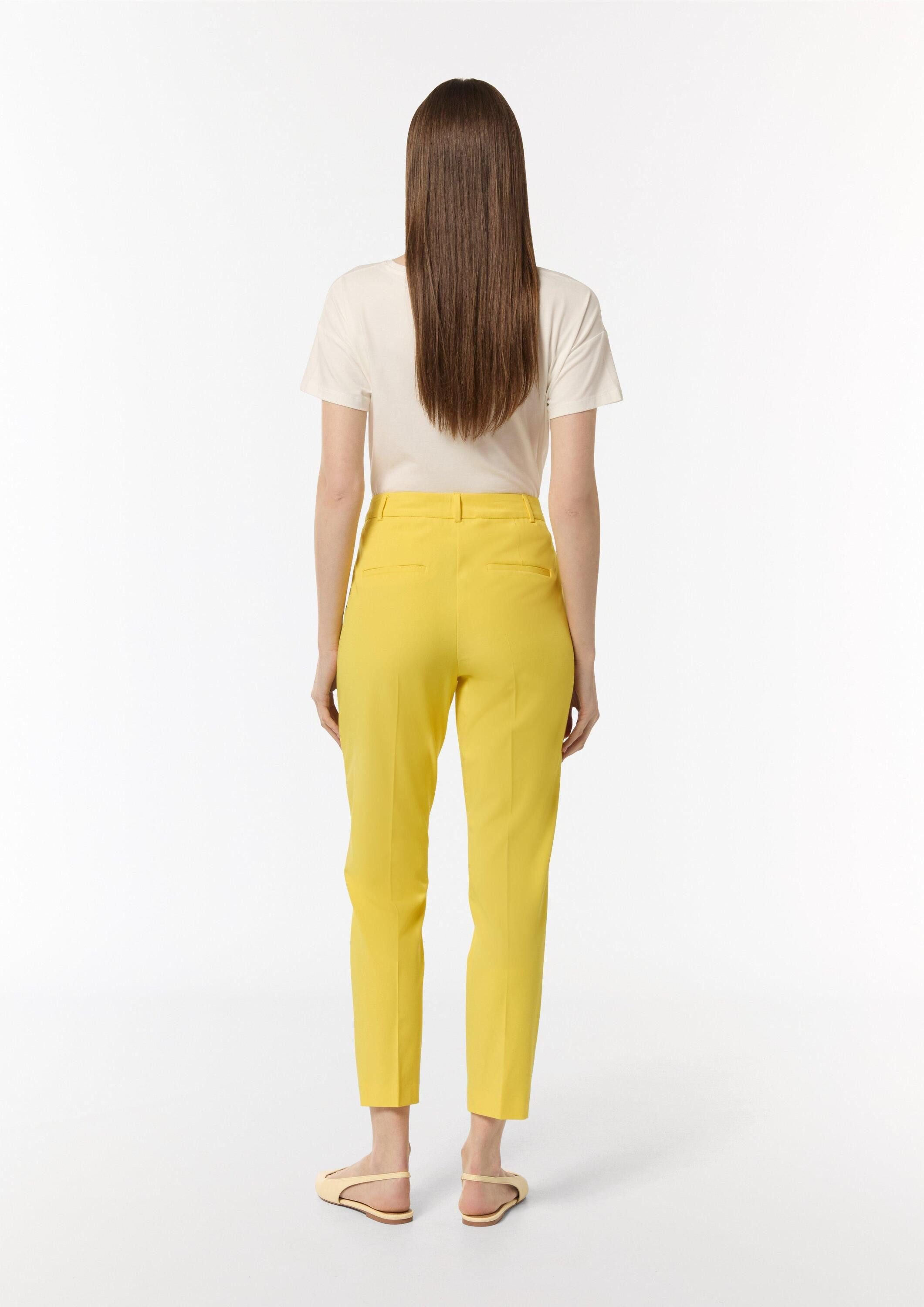 comma Chinos Hose Stoffhose mit Bügelfalten