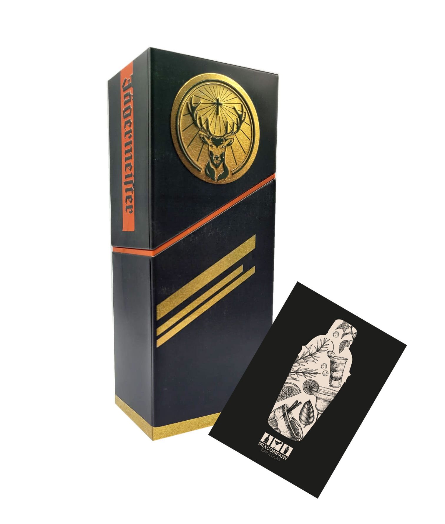 Jägermeister Geschenkbox 3x Box Behälter mit Deckel 3x be the meister (3 St)