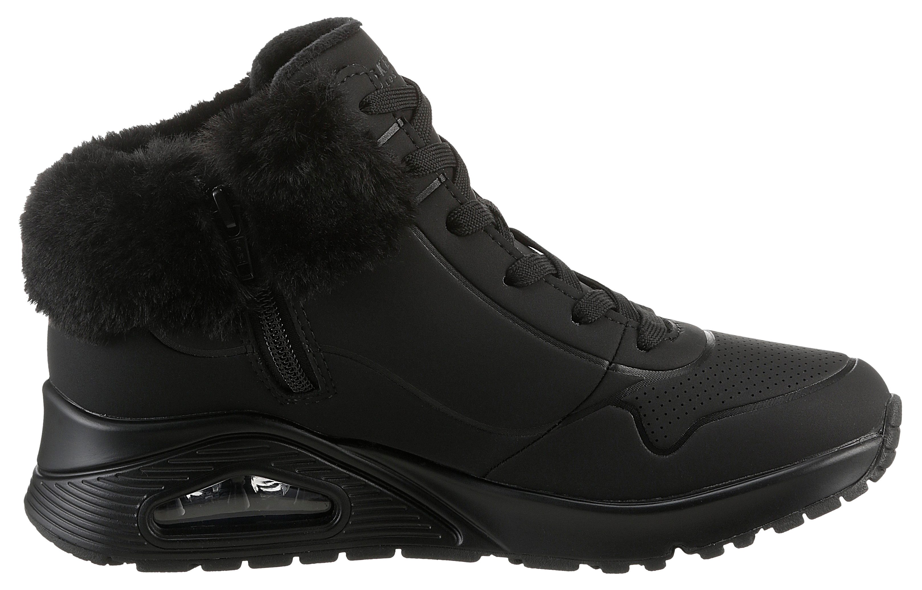 Skechers ESS - STREET GIRLS Winterboots, Schnürstiefel mit Skech-Air®-Zwischensohle mit Luftkissendämpfung