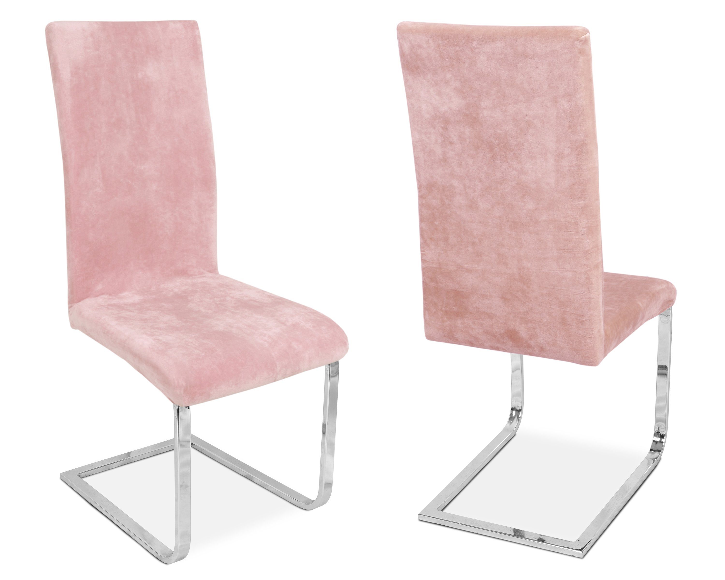 Beautex Stuhlhusse Samt Stretch elastisch perfekte Passform Maya